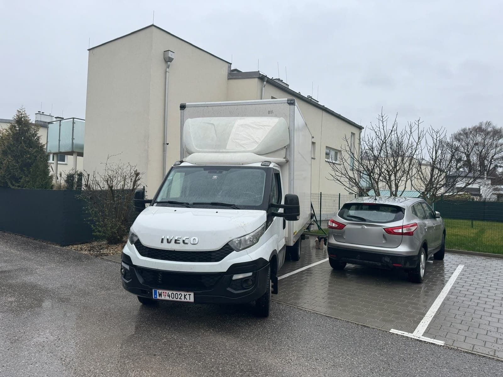 Unser Umzugs-LKW im Einsatz in Wien